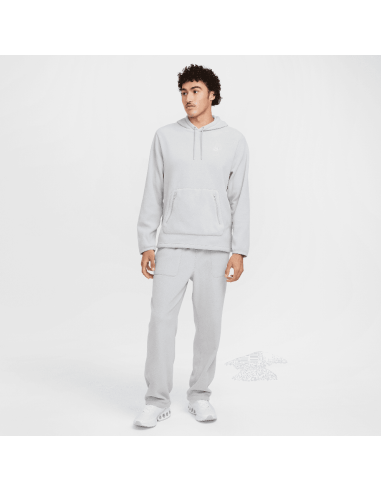 Nike Club Men's Winterized Pullover Hoodie Light Smoke GreyPureWhite FZ0660077 MBS