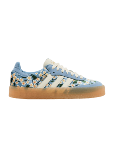 adidas Sambae Liberty London Floral Embroidery Blue Cream White Women's JQ6046 MBS