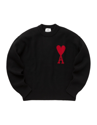 Ami Sweater 'BlackRed' BFUKS006018009 MBS