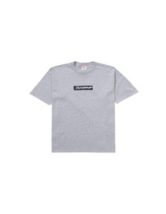 Supreme Futura Box Logo Tee Heather Grey SUPFUTBOXLOGOHG MBS