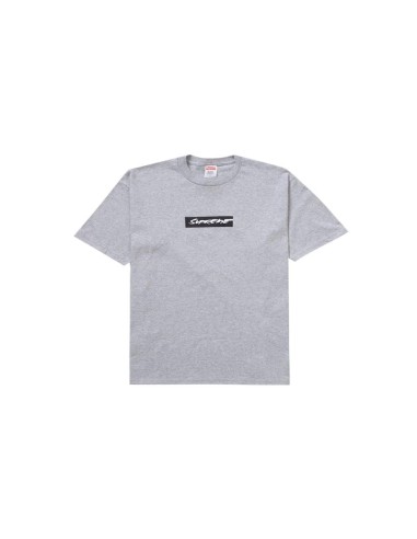 Supreme Futura Box Logo Tee Heather Grey SUPFUTBOXLOGOHG MBS