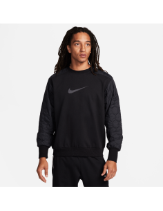Nike Standard Issue Men's Basketball CrewNeck Sweatshirt BlackAnthracite FN2667010 MBS