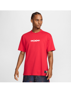 Nike Men's Max90 Basketball TShirt University Red FZ8067657 MBS