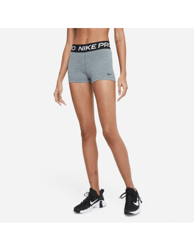 Nike Pro Women's 3" Shorts Smoke GreyHeatherBlackBlack CZ9857084 MBS