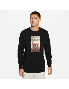Jordan Jumpman Chimney Men's LongSleeve TShirt BlackWhite CV1745010 MBS