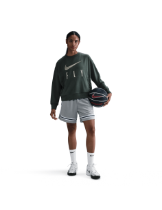 Nike Swoosh Fly CrewNeck Basketball Sweatshirt Vintage GreenJade HorizonWhite FQ6035338