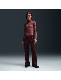 Nike Sportswear Collection Slim 12Zip Logo Top Red SepiaLight Orewood BrownRed Sepia FV7821218