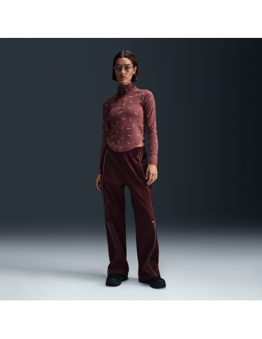 Nike Sportswear Collection Slim 12Zip Logo Top Red SepiaLight Orewood BrownRed Sepia FV7821218