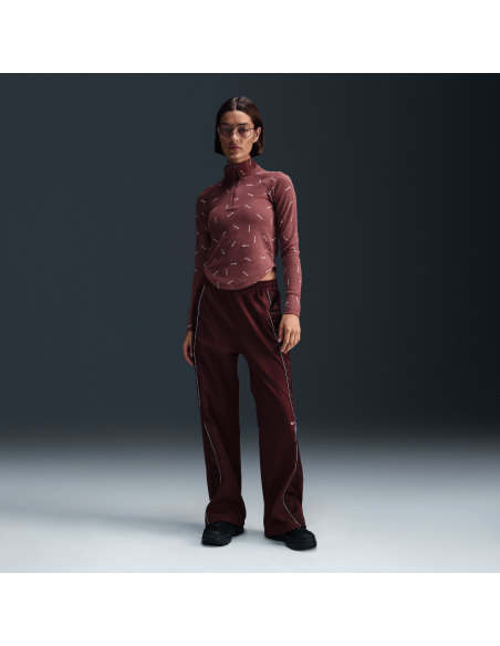 Nike Sportswear Collection Slim 12Zip Logo Top Red SepiaLight Orewood BrownRed Sepia FV7821218