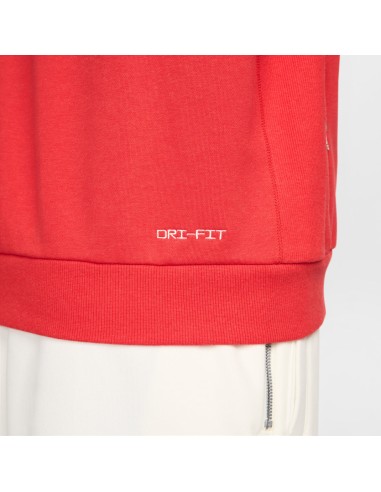 Nike Standard Issue Basketball CrewNeck Sweatshirt University RedHeatherPale Ivory FZ0682657