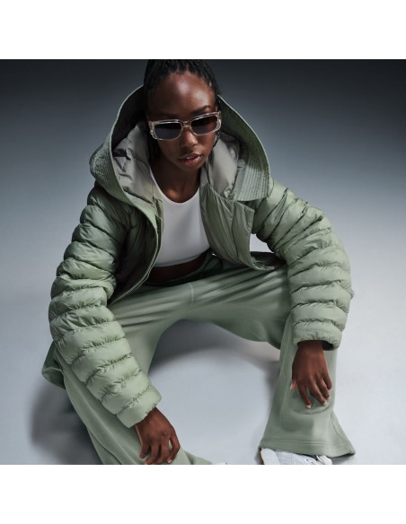 Nike Sportswear Swoosh Puffer PrimaLoftΒ Oversized Hooded Jacket Jade HorizonSail FB8729370