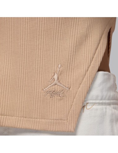 Jordan Women's Asymmetrical Ribbed Tank Legend Medium Brown FN5798244 MBS