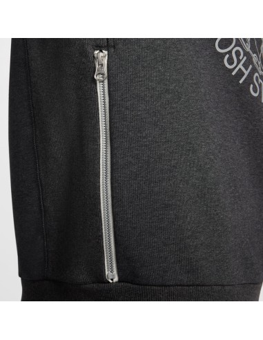 Nike Standard Issue DriFIT Basketball CrewNeck Sweatshirt BlackHeatherPale Ivory FZ0682010