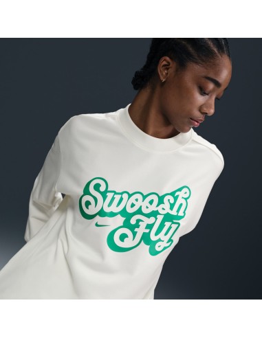 Nike Swoosh Fly DriFIT Oversized French Terry Basketball Sweatshirt SailStadium Green FZ5514133
