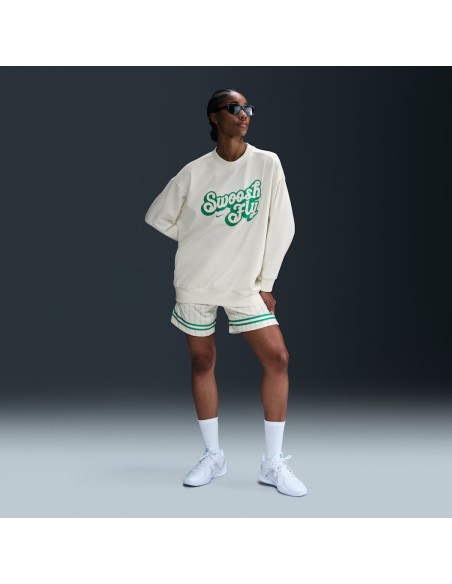 Nike Swoosh Fly DriFIT Oversized French Terry Basketball Sweatshirt SailStadium Green FZ5514133