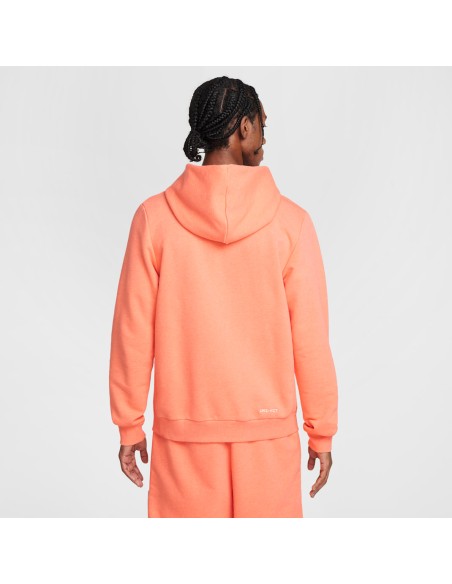 Nike Standard Issue Pullover Basketball Hoodie Light Wild MangoHeatherPale Ivory FZ0218643