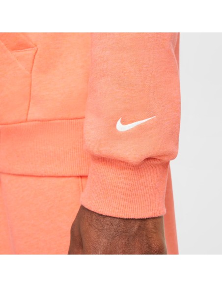 Nike Standard Issue Pullover Basketball Hoodie Light Wild MangoHeatherPale Ivory FZ0218643