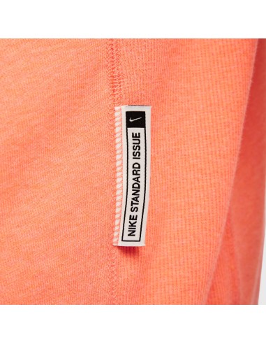 Nike Standard Issue Pullover Basketball Hoodie Light Wild MangoHeatherPale Ivory FZ0218643