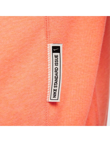 Nike Standard Issue Pullover Basketball Hoodie Light Wild MangoHeatherPale Ivory FZ0218643