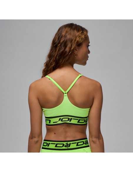 Jordan Sport Indy Women's Light Support Sports Bra Electric GreenBlackElectric Green FV6498358