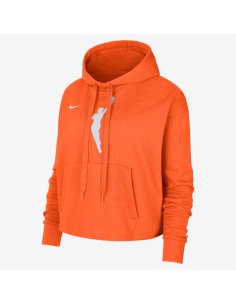 Team 13 Courtside Nike WNBA Cropped Hoodie Brilliant OrangeBrilliant OrangeWhite DV6450820