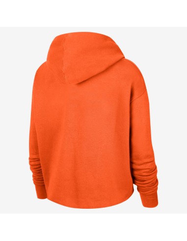 Team 13 Courtside Nike WNBA Cropped Hoodie Brilliant OrangeBrilliant OrangeWhite DV6450820