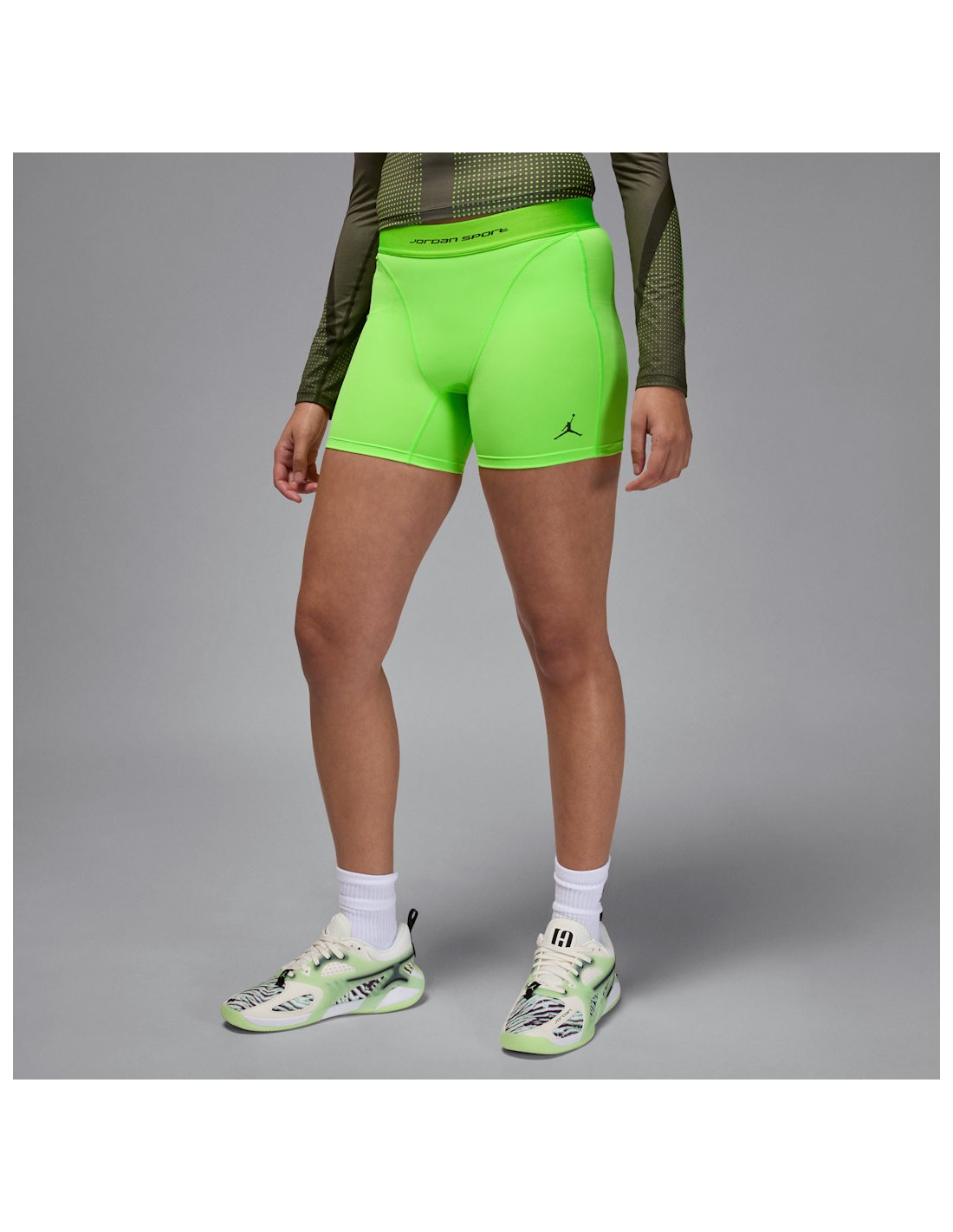 Jordan Sport Leak Protection Period Women's Shorts Electric Green HF9483359 MBS