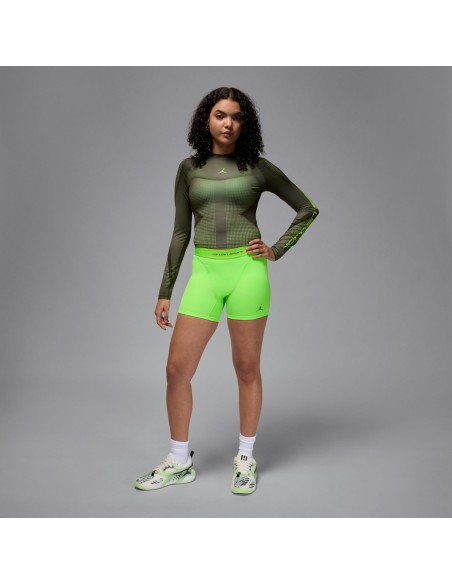 Jordan Sport Leak Protection Period Women's Shorts Electric Green HF9483359 MBS