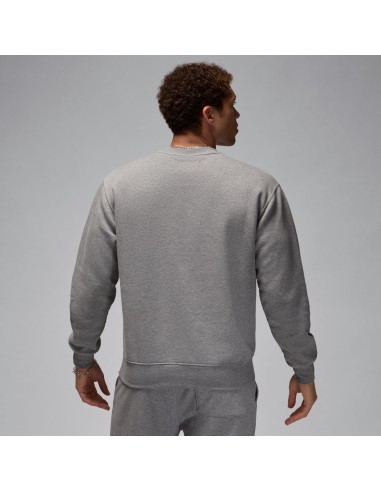 Jordan Brooklyn Fleece Men's CrewNeck Sweatshirt Carbon HeatherWhite FV7293091 MBS
