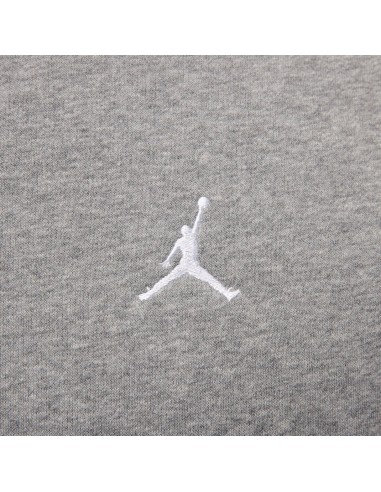 Jordan Brooklyn Fleece Men's CrewNeck Sweatshirt Carbon HeatherWhite FV7293091 MBS