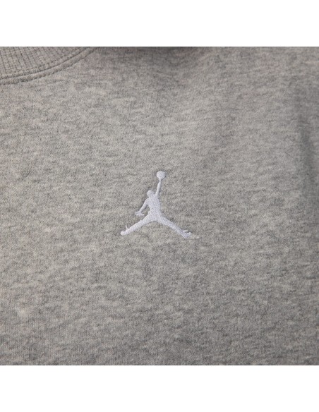 Jordan Brooklyn Fleece Women's CrewNeck Sweatshirt Dark Grey HeatherWhite FV7074063 MBS