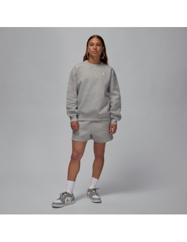 Jordan Brooklyn Fleece Women's CrewNeck Sweatshirt Dark Grey HeatherWhite FV7074063 MBS