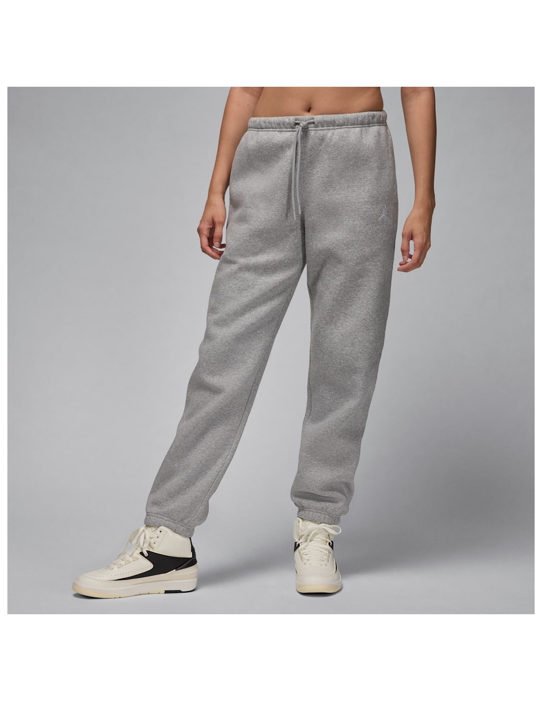 Jordan Brooklyn Fleece Women's Pants Dark Grey HeatherWhite FV7077063 MBS