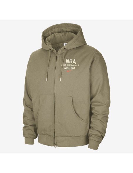 Team 31 Men's Nike NBA Jacket Neutral OliveHyper CrimsonAntique BrassHyper Crimson FQ3590276 MBS