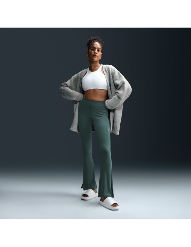 Nike Sportswear Chill Knit Women's Tight MiniRib Flared Leggings Vintage GreenSail FQ2113338 MBS