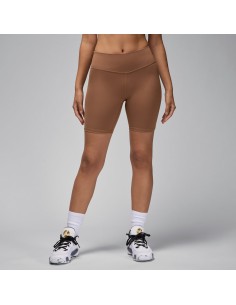 Jordan Sport Women's HighWaisted 7" Bike Shorts Archaeo BrownWhite FN7325223 MBS