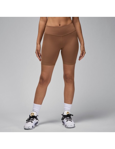 Jordan Sport Women's HighWaisted 7" Bike Shorts Archaeo BrownWhite FN7325223 MBS