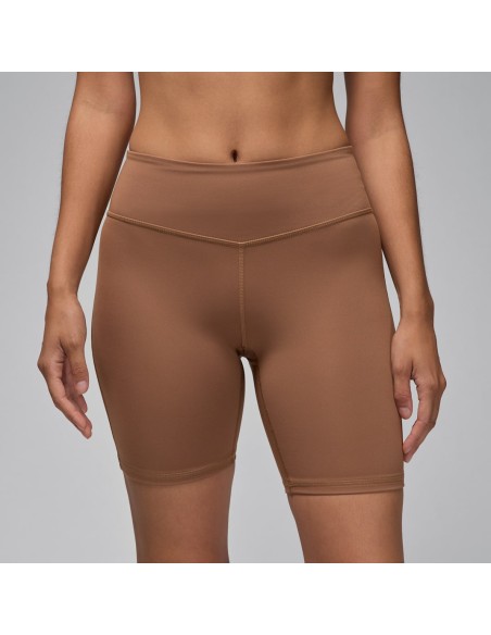 Jordan Sport Women's HighWaisted 7" Bike Shorts Archaeo BrownWhite FN7325223 MBS