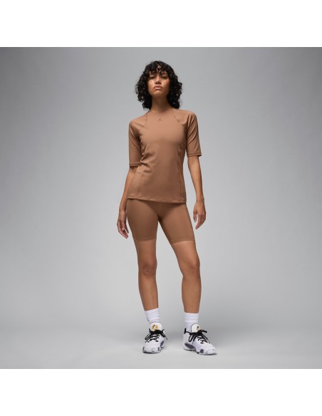 Jordan Sport Women's HighWaisted 7" Bike Shorts Archaeo BrownWhite FN7325223 MBS