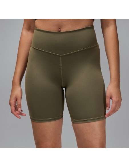 Jordan Sport Women's HighWaisted 7" Bike Shorts Medium OliveWhite FN7325222 MBS