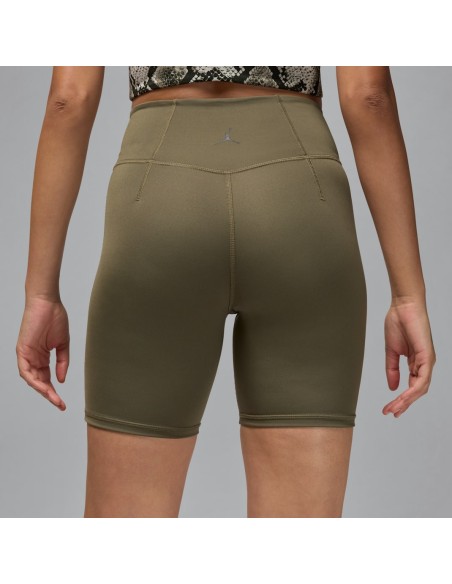Jordan Sport Women's HighWaisted 7" Bike Shorts Medium OliveWhite FN7325222 MBS