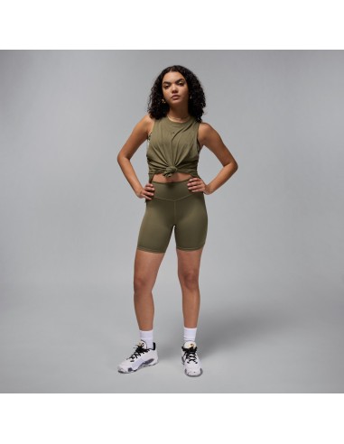 Jordan Sport Women's HighWaisted 7" Bike Shorts Medium OliveWhite FN7325222 MBS