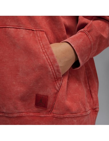 Jordan Flight Fleece Women's SatinLined Washed Hoodie Dune Red FN5738615 MBS