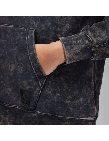 Jordan Flight Fleece Women's SatinLined Washed Hoodie Black FN5738010 MBS