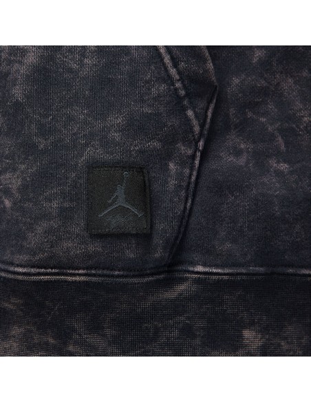 Jordan Flight Fleece Women's SatinLined Washed Hoodie Black FN5738010 MBS