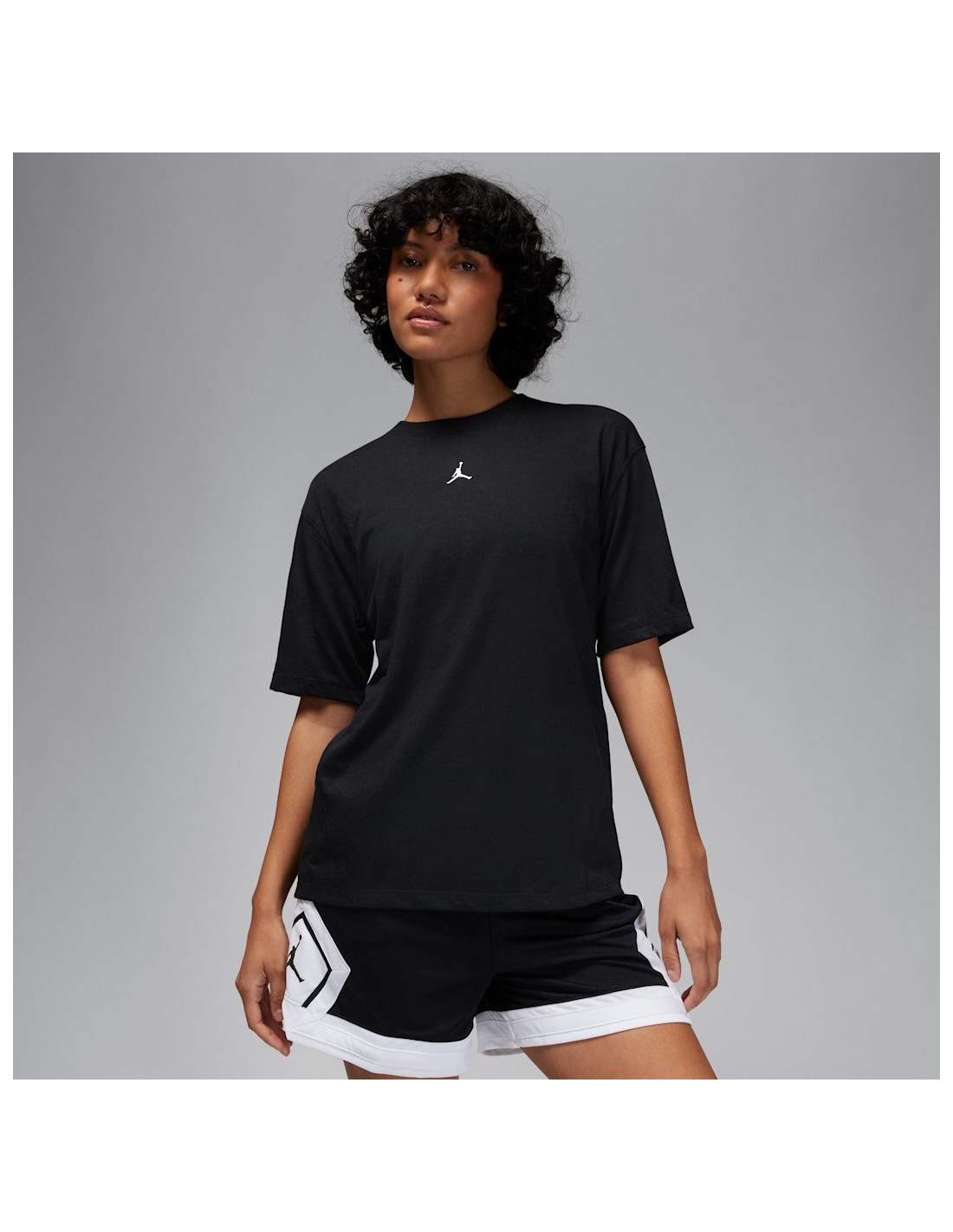 Jordan Jordan Sport Women's Diamond ShortSleeve Top BlackWhite FN5116010 MBS