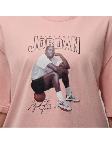 Jordan Women's Oversized Graphic TShirt Pink Glaze FN5703607 MBS