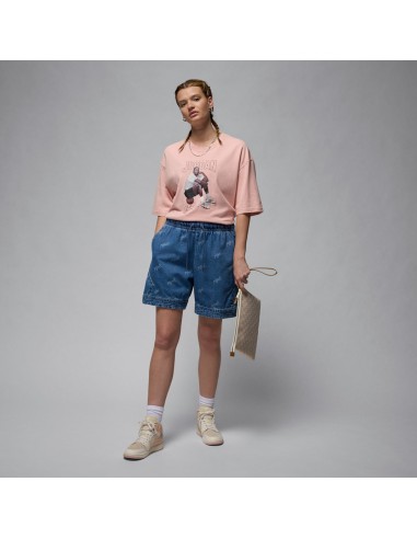Jordan Women's Oversized Graphic TShirt Pink Glaze FN5703607 MBS