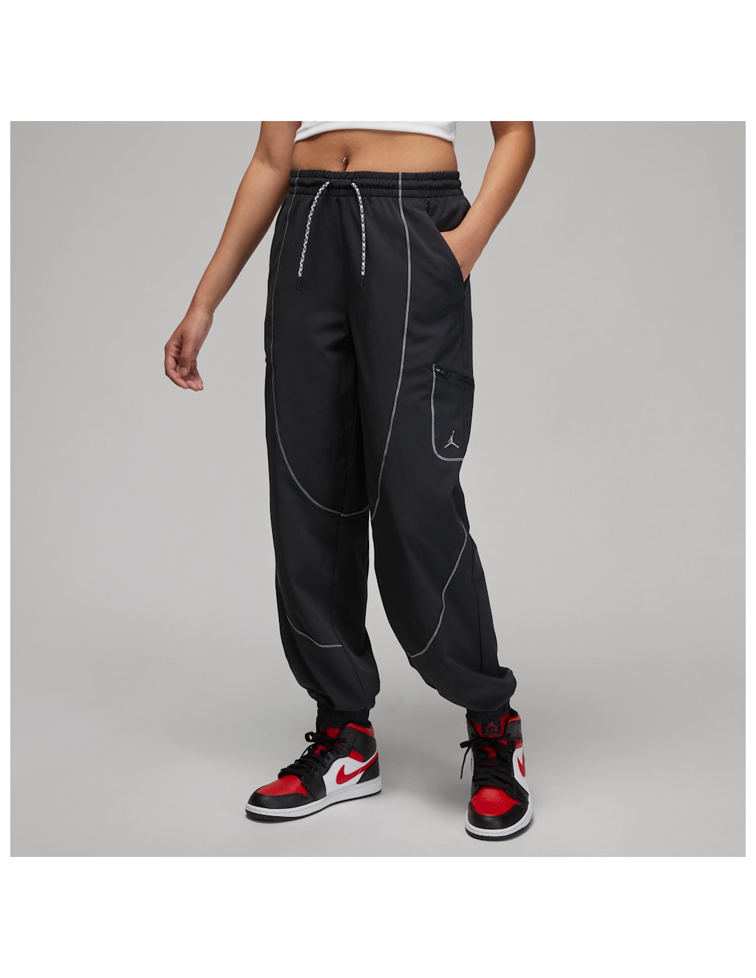 Jordan Sport Women's Tunnel Pants Football GreyGhost FB4659085 MBS