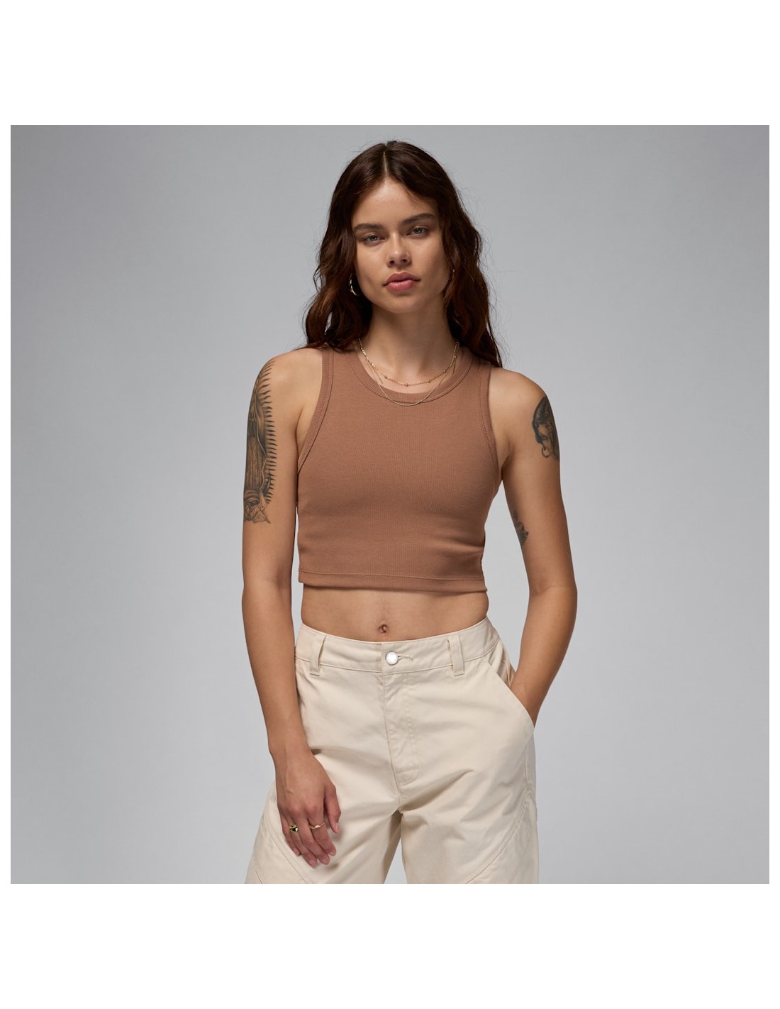 Jordan Women's Tank Archaeo Brown DX4700223 MBS